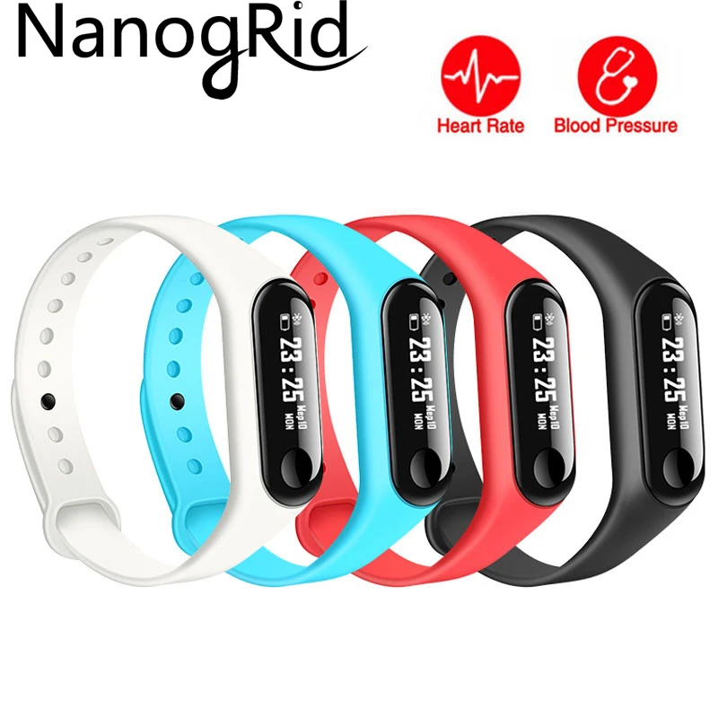 

Smart Watch Smart bracelet wristband heart rate monitor Blood pressure Bracelet Fitness Tracker Women Man Watches PK mi band 3
