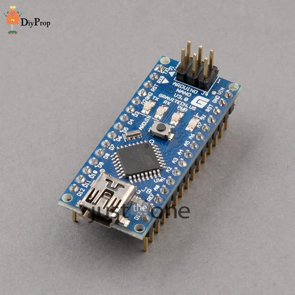 Для Arduino Nano V3.0 ATmega328 5 В 16 М Мини Микроконтроллер Доска с USB Кабель Провод|board