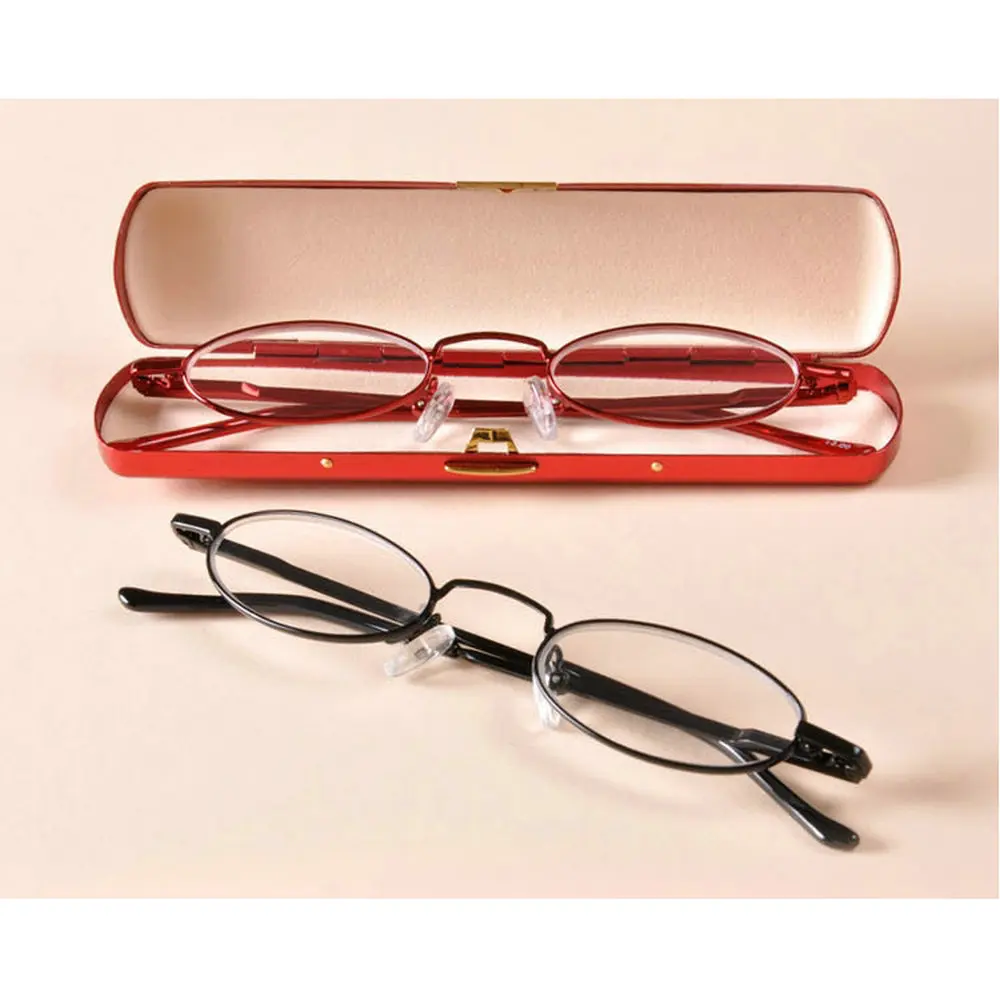 MINCL/Vintage Classic Chic Oval Reading Glasses Unisex Metal Small Full