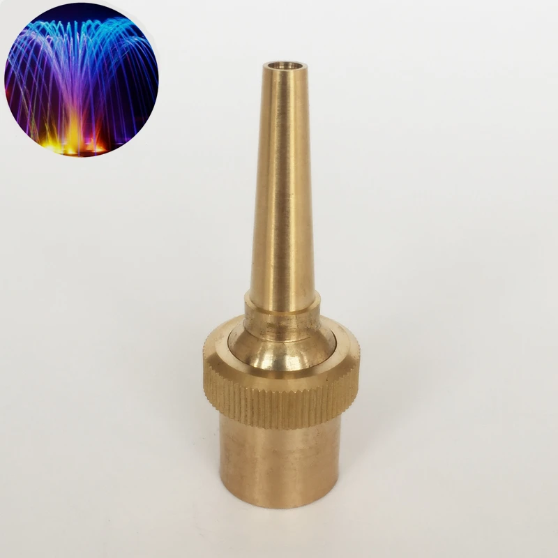 

1/2" 3/4" 1" Brass Multi Direction Straight Jet Water Fountain Nozzle Spray Head