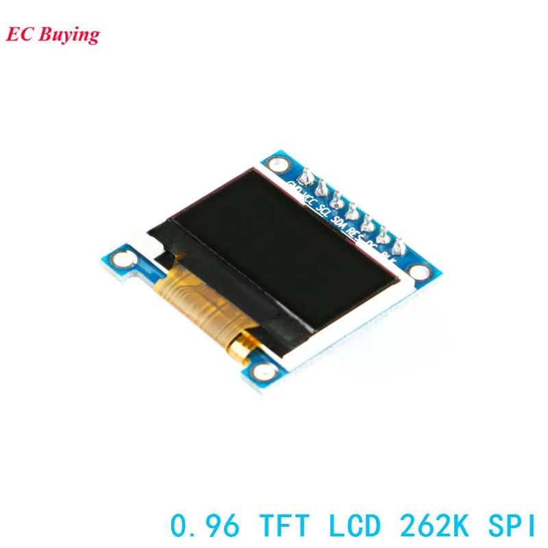 0,96 дюймов TFT ЖК-дисплей модуль для Arduino 7Pin 262 K SPI OLED Дисплей доска 128*64 STM32 ST7735S 4пр DIY Электронный