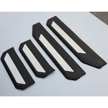 4PCS PEDAL DOOR SILL ENTRY GUARD SCUFF PLATE ACCESSORIES FOR HONDA VEZEL HRV HR-V 2014 2015 2016