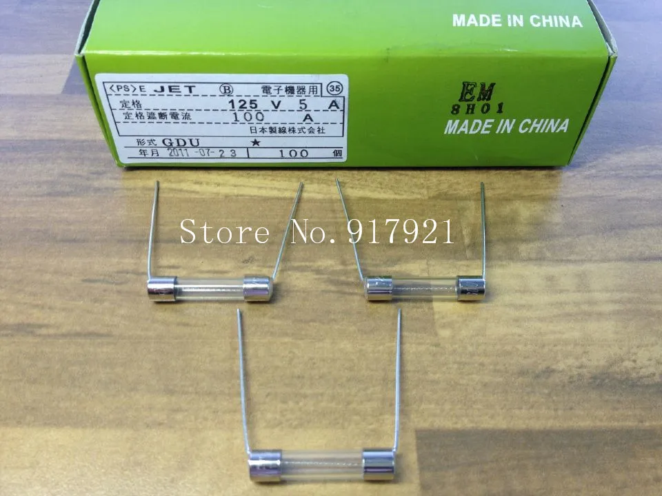 

[ZOB] Япония JET GDU импорт 5A125V 6X30 EM pin Взрывозащищенная трубка Предохранителя 8H01 PS ENSF -- 200 шт/Лот