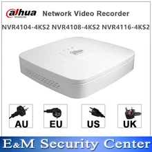 dahua английская версия мини NVR 4/8CH 1U Сетевой Видео Регистраторы NVR4104-4KS2 NVR4108-4KS2 NVR4116-4KS2 мини PoE NVR