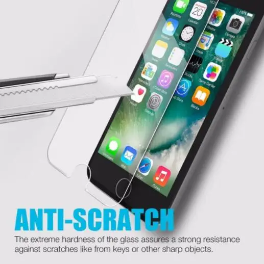 Закаленное Стекло для iPhone 8 Plus Экран протектор 7 пленка X XS XR MAX 6 6s 5 5S 5C SE 4 4S|Защитные