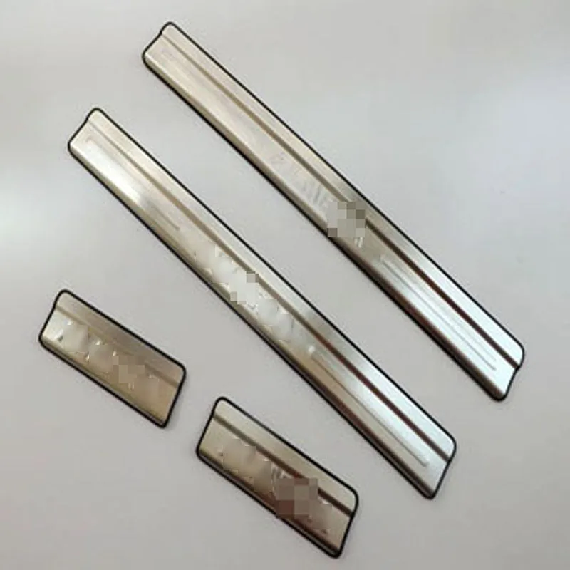 For Nissan Almera stainless steel door sill scuff plates