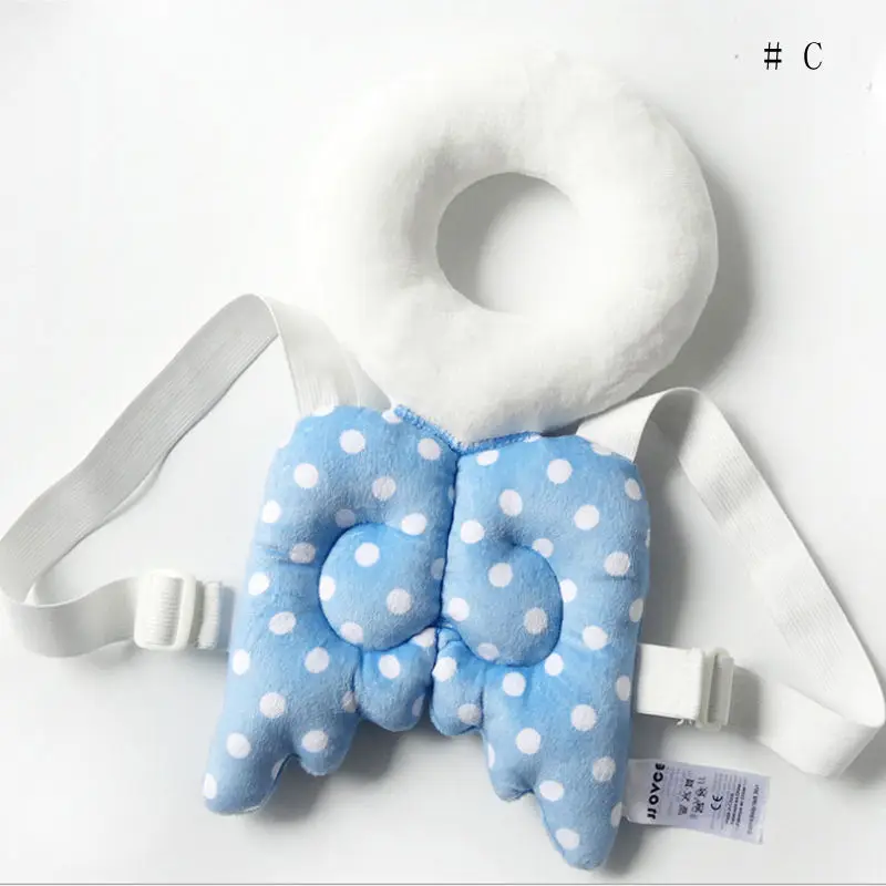 Новые фирменные очаровательные детские защитные накладки на голову для новорожденных, головные уборы с мультяшным рисунком для защиты головы ребенка