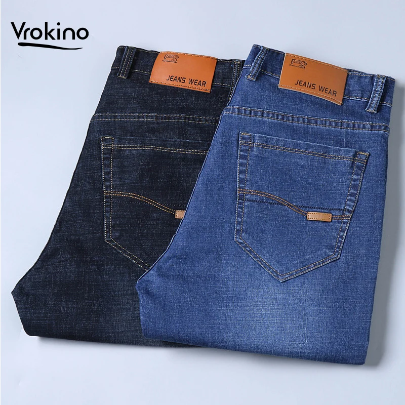 

2019 Summer New Style Men's Business Casual Shorts Jeans Jeans Shorts Stretch Loose Pants Men's Blue Blue Black 28-38