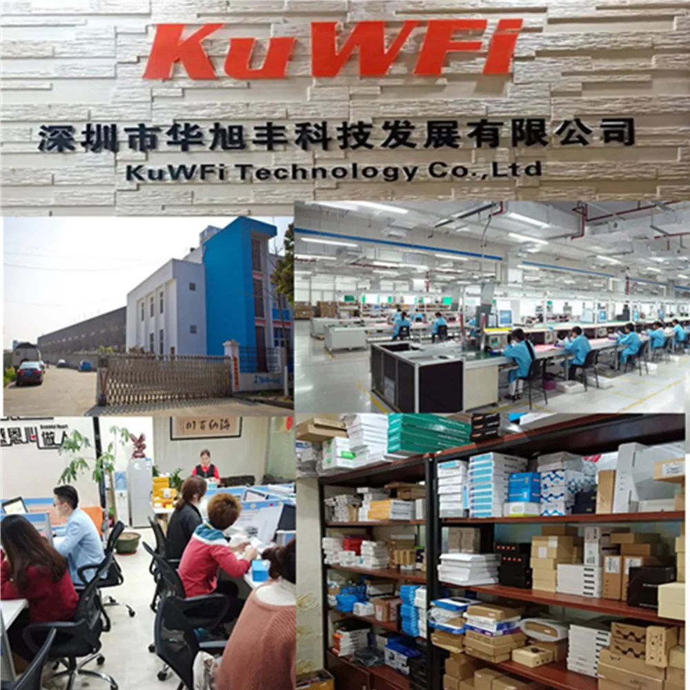 KuWfi 4G LTE CPE-маршрутизатор 300 Мбит / с CAT4 Беспроводные CPE-маршрутизаторы разблокированы Wi-Fi-маршрутизатор 4G LTE FDD RJ45Порты и слот для SIM-карты До 32 пользователей