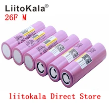 Liitokala 18650, новинка,, 18650, 2600 мА/ч, литий-ионный ICR18650-26FM, 3,7 в, перезаряжаемый аккумулятор 18650