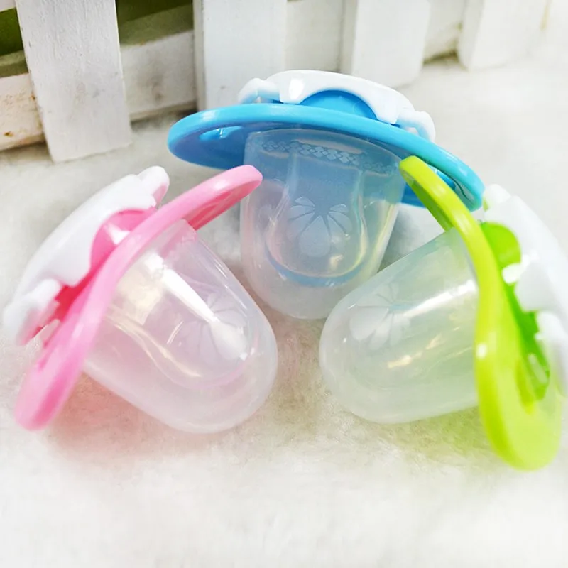 

Newborn Baby Safe Pacifiers Infant Silicone Baby Pacifier Nipple Dummy Baby Soother Toddler Holder Pacifiers Care