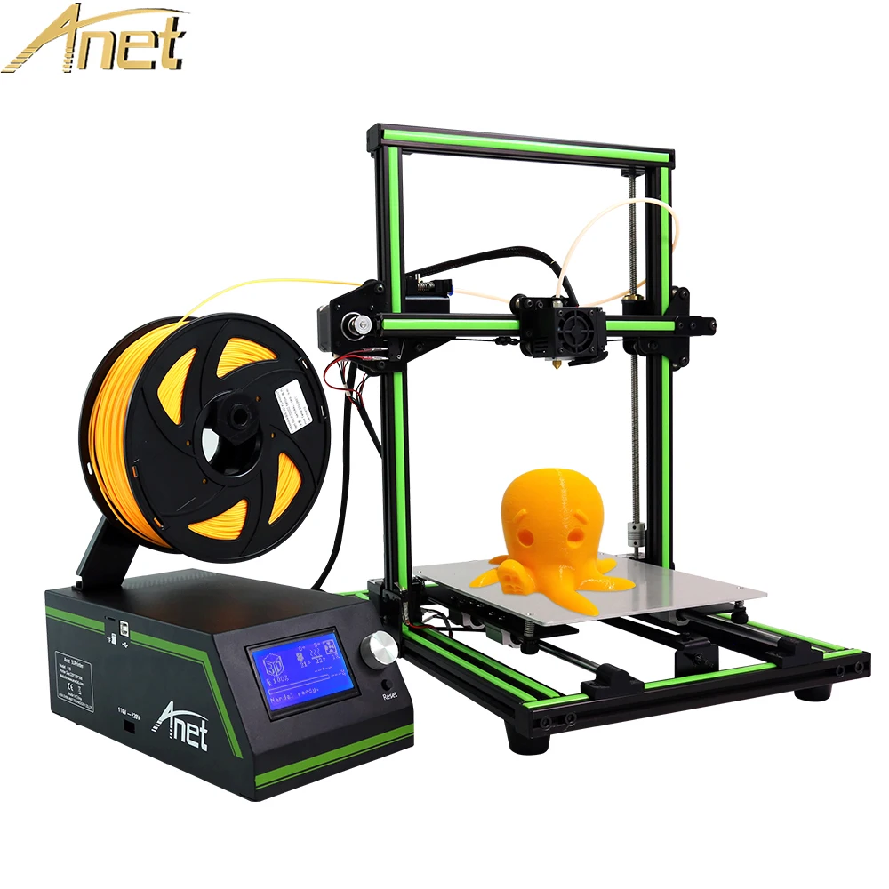 Anet E10 Prusa i3 размер печати 220x270x300 мм набор самостоятельной сборки 3D принтера Impresora DIY