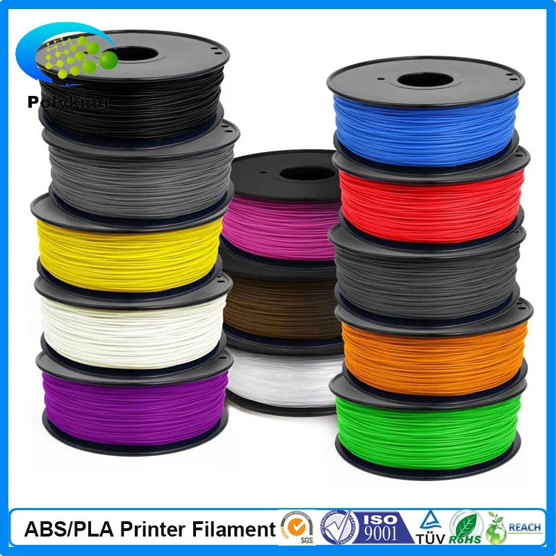 3D Printer Filament 1.75mm 3mm ABS PLA 1kg 2.2lb RepRap Marker Bot 30 Colors