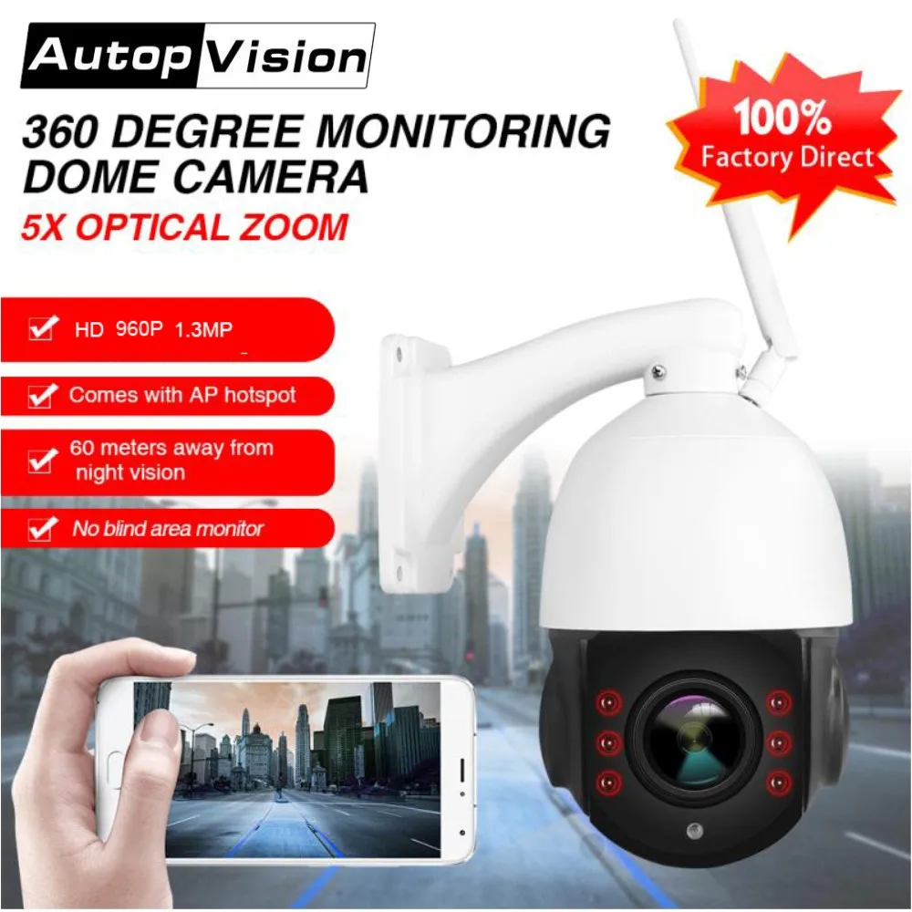 

LS-Q4-WIFI 5X ZOOM Lens high speed dome camera 3G 4G wireless wifi ptz ip camera 960P hd outdoor cctv camera with 32GB TF card