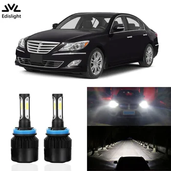 

Edislight High Power 72W 7600LM LED Headlight Kit Low Beam Bulbs For 2009-2014 HYUNDAI Genesis Headlamp 6500K White Car Light