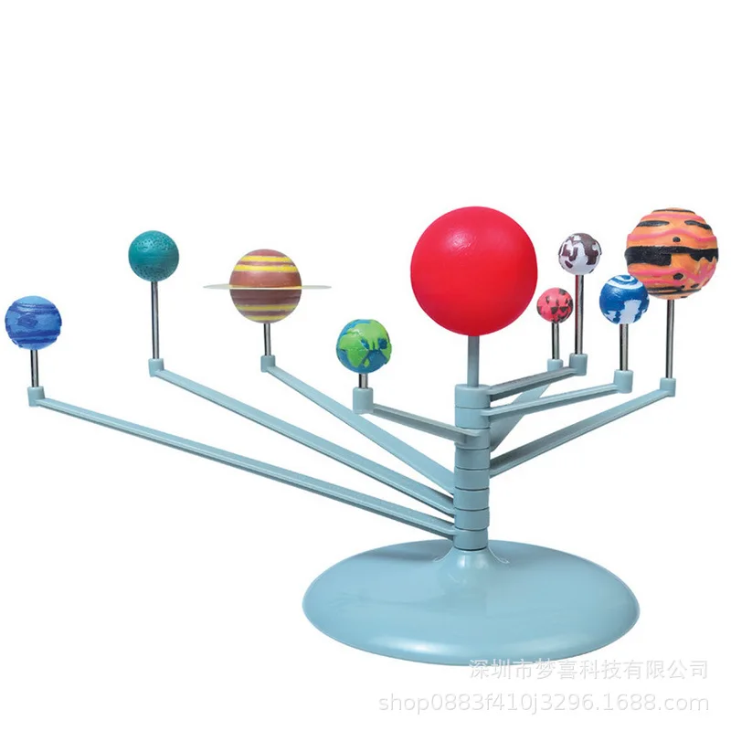 

Astronomical Instrument Luminous Ball Diy Assembly Science Experimental Nine Planets Solar System Model Toys