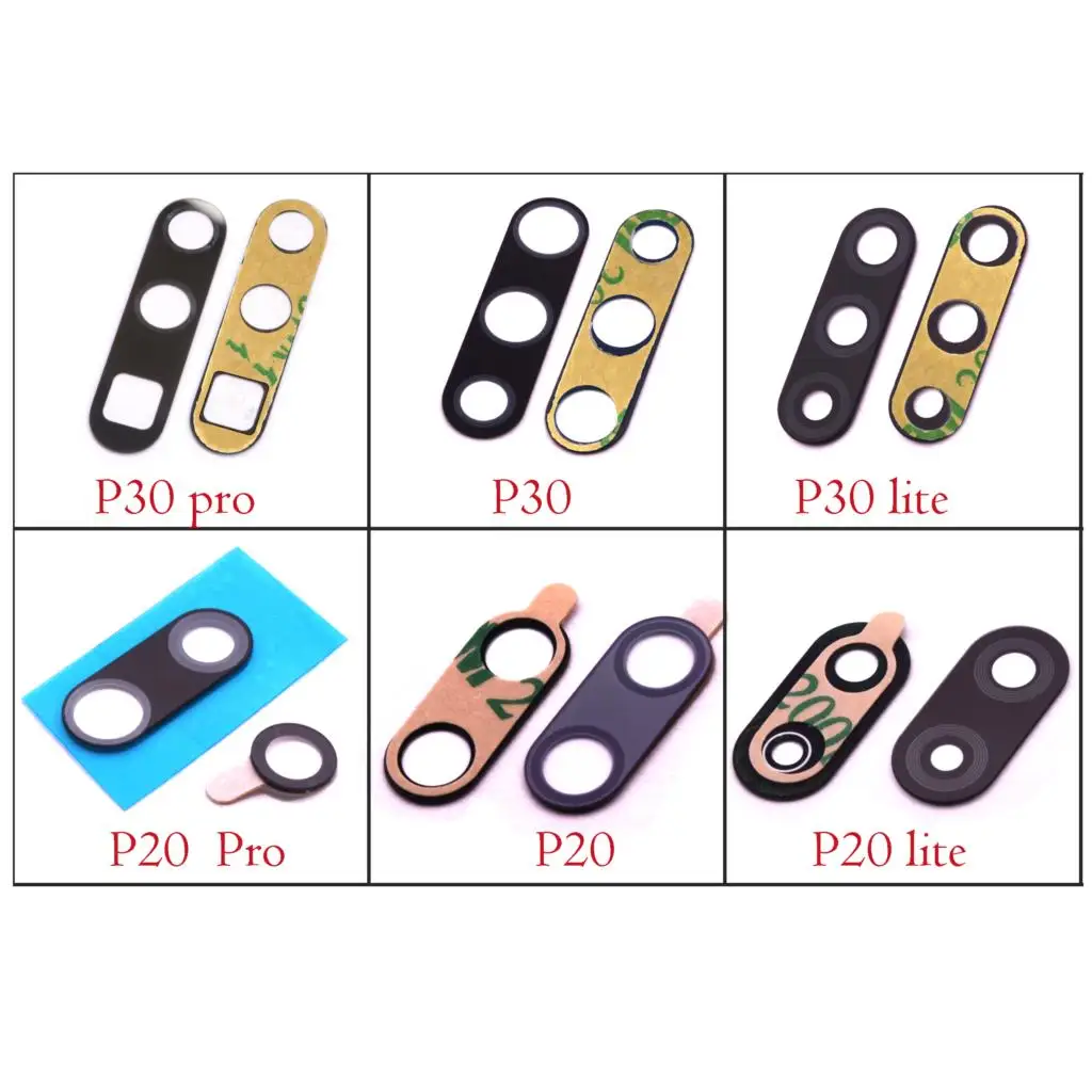 Original rear back camera lens glass replacement for Huawei P30 pro lite P20 with sticker | Мобильные телефоны и