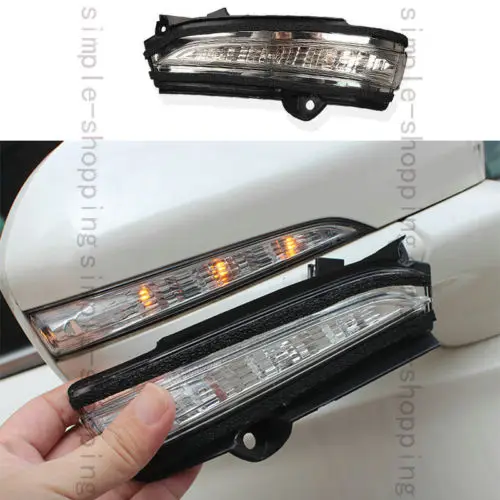 

2x Left+Rigth rear view mirror turning signal light For Ford Fusion Mondeo 13-15
