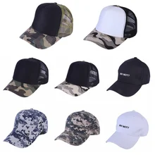 Outdoor Sport Patchwork Mesh Cap Men Tactical Cap Camouflage Breathable Hat For Men High Quality Bone Masculino Dad Hat