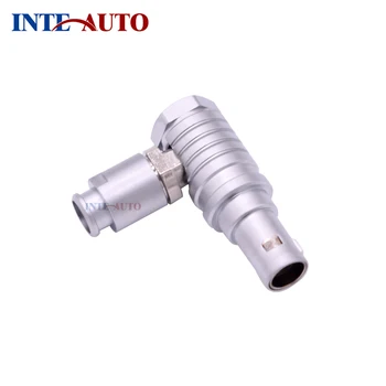 

compatible 1B M12 90 degree elbow THG Male Plug connector 2,3,4,5,6,7,8,10,14,16 Pin,bend relief