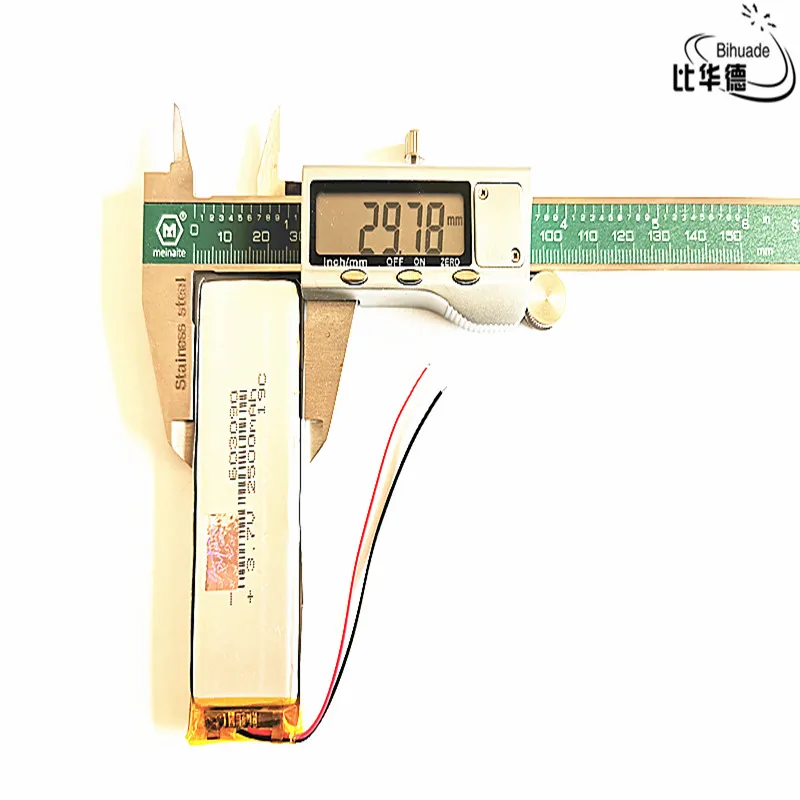 Хорошего качества литиевая батарея 3,7 в, 2500 мАч, 603090 полимерный литий-ионный/литий-ионный аккумулятор для игрушек, банк питания, gps, mp3, mp4