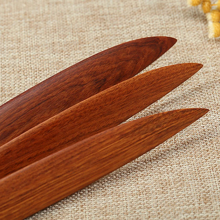 Red wooden Paper Cutter for Rice Paper Xuan Knife Letter Opener Painting Calligraphy Art Supplies