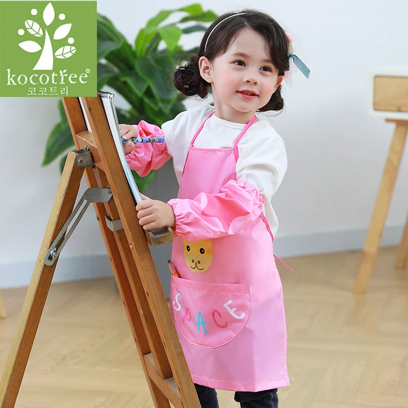

Kids Waterproof Art Craft Apron Smock for DIY Painting Drawing with Sleevelet Kids Waterproof Smock for 2-8 years old children