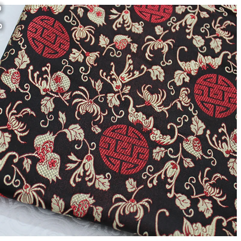 

High quality yard dyed jacquard satin 3D jacquard brocade fabric for dress cushion cover curtain table patchwork 75x100cm