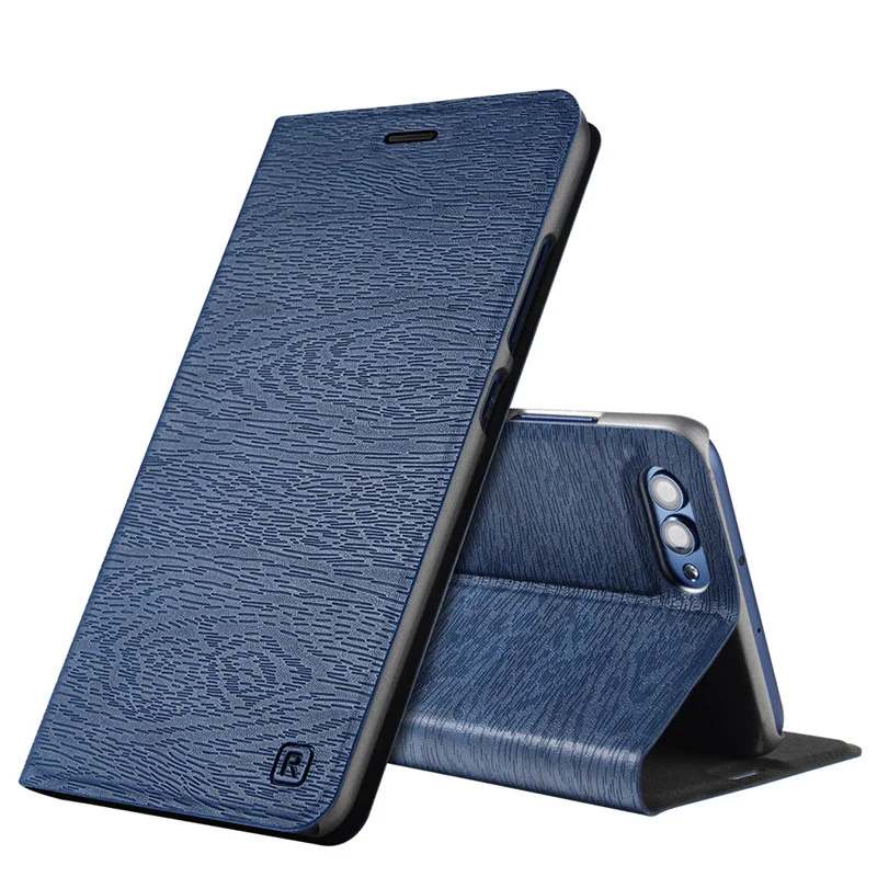 Премиум мягкий чехол из искусственной кожи для Huawei Honor 10 V10 чехлы с откидной
