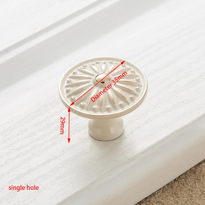 3001U-F1-Asphalt-min KAK Zinc Aolly Ivory White Cabinet Handles Kitchen Cupboard Door Pulls Drawer Knobs European Fashion Furniture