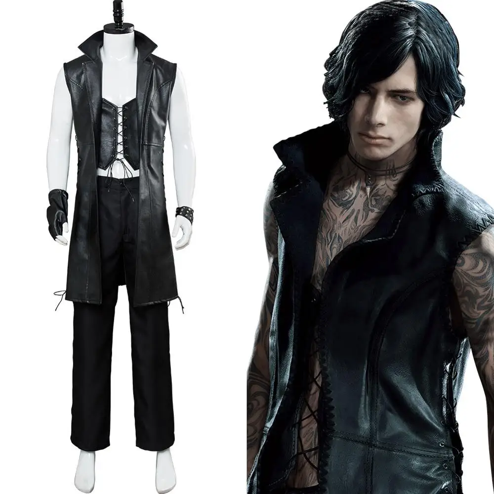 Костюм для косплея DMC 5 Dante жизнерастворимый наряд без брюк карнавальные костюмы