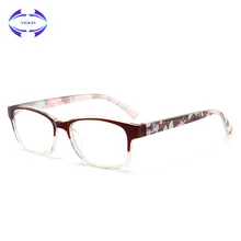 VCKA квадратные женские очки для чтения, лупа, мужские очки из поликарбоната, прозрачные, дальнозоркие, легкие диоптрии+ 1,0 до+ 4,0