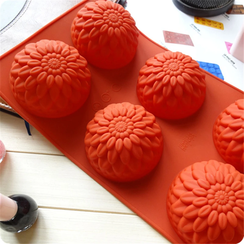 

Sunflower High-quality New Silicone DIY Handmade Soap Jelly Pudding Mold Kitchen Baking Utensils Safety Environmental Protection