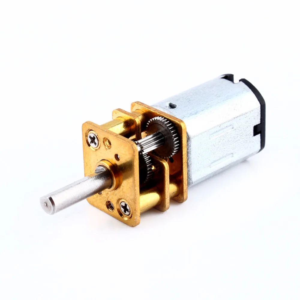 

1 PC DC12V 2000RPM N20 Micro Speed Reduction Gear DC Motor with Metal Gearbox Wheel