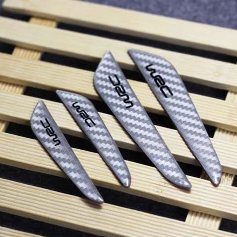 4 X Car Door Protector Side Edge Scrape Strips Guard Sticker Auto