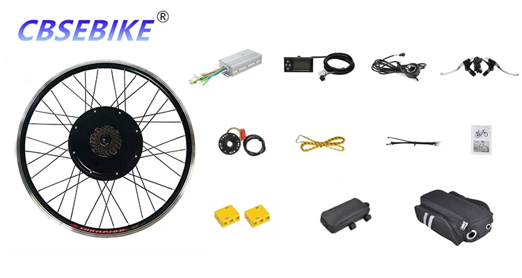 Perfect CBSEBIKE 24inch Electric Bike Conversion Kit for Rear Bicycle Wheel Motor HA04-24 17