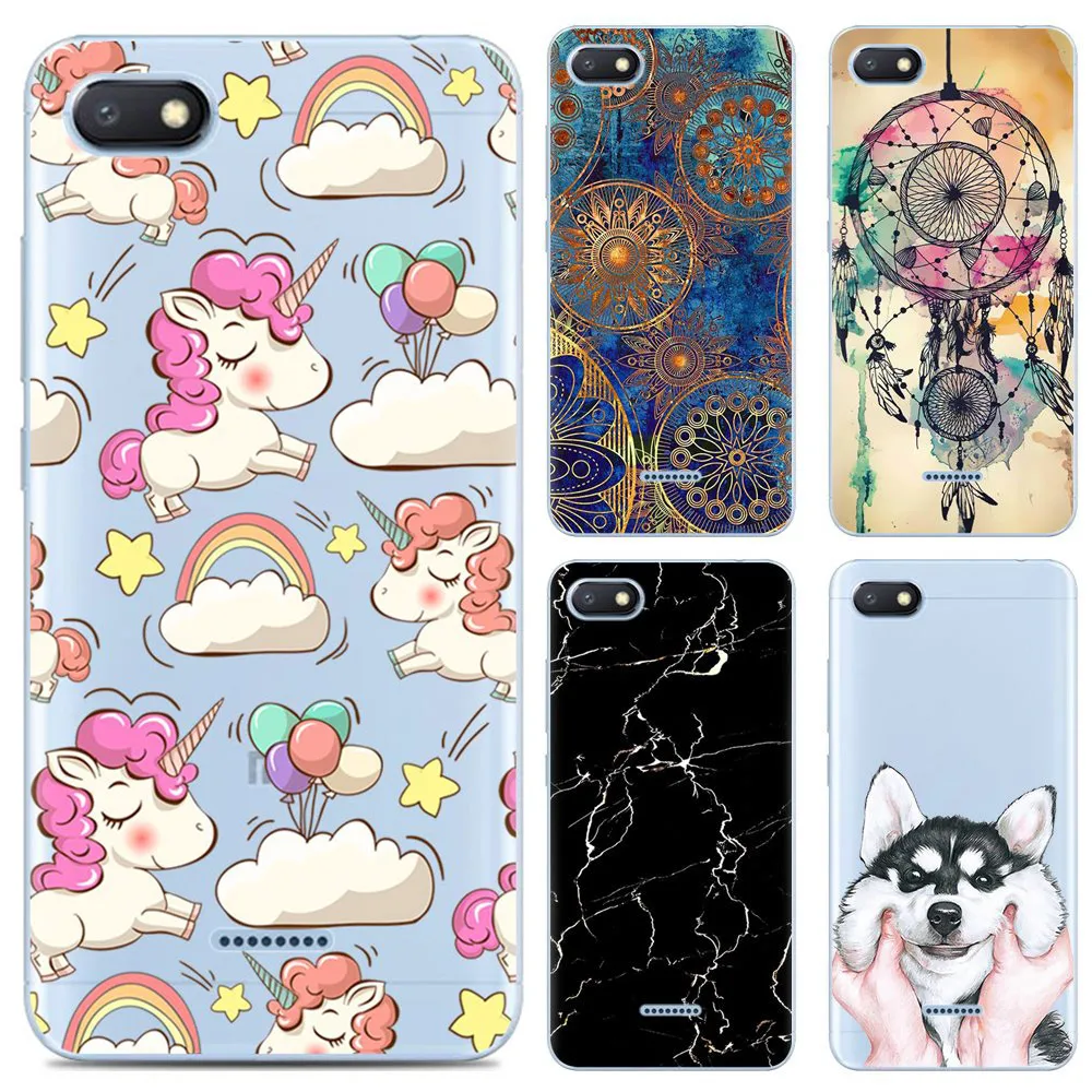 

Phone case For Xiaomi Redmi 6A 5.45-inch Redmi6A Unicron Marble Cute Cartoon High Quality Painted TPU Silicone Cover Soft Case