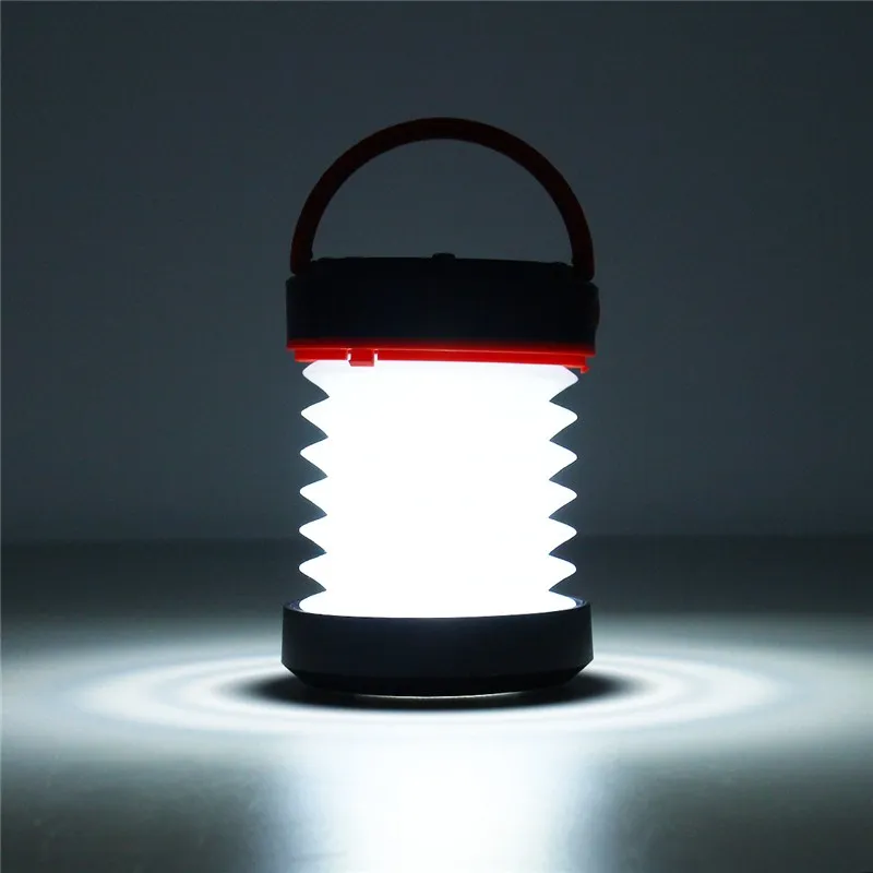

Portable Foldable Solar Camping Tent Light with USB Charging - Outdoor Emergency Camping Light - 3 modes Lamp for Outdoor Hiking