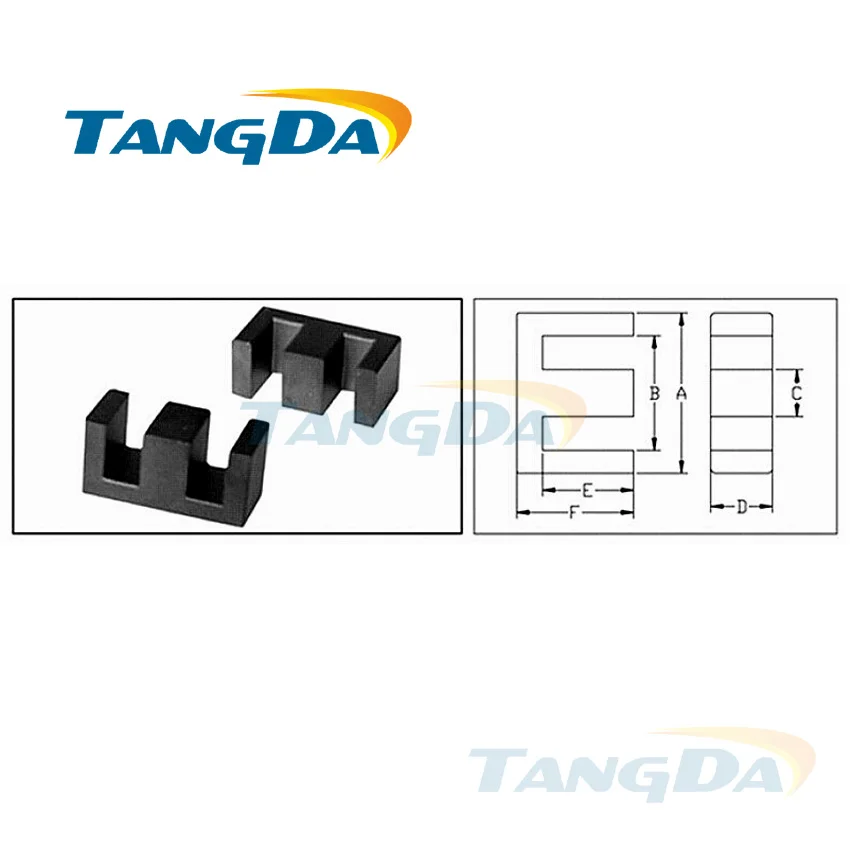 Tangda EF20 core EF бобина 4+ 4pin 8p магнитный сердечник+ скелет PC40 мягкий ферритовый трансформатор с сердечником горизонтальный EF 20 A