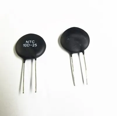 Free shipping thermal resistor MF72-10D25 10D-25 NTC10D-25 10R 6A 25mm | Электронные компоненты и принадлежности