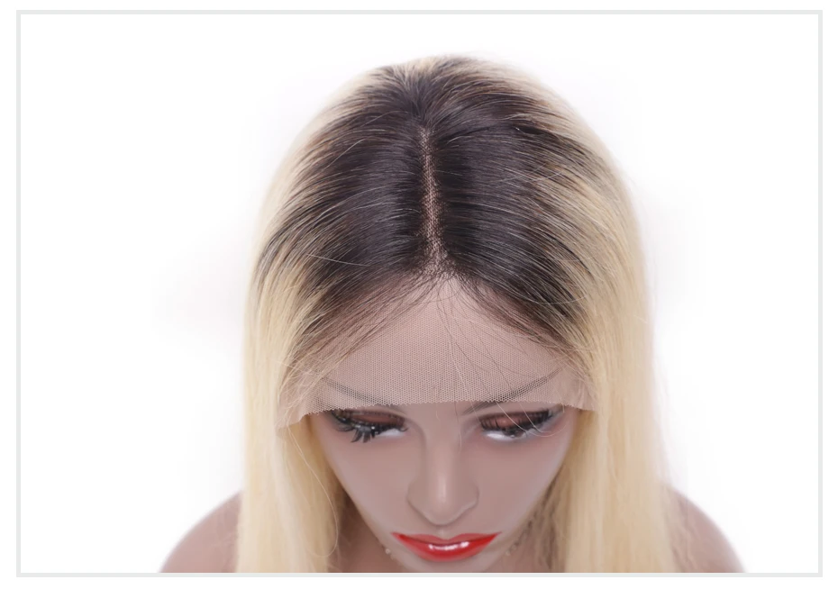 ombre blonde Lace Front Wig8
