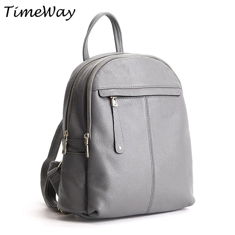 Women Backpack Genuine Leather Bags Famous Brand Small Backpacks For Teenage Girls Real Leather Fashion Backpacks Female Mochila