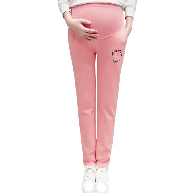 Cotton belly Pants Trousers Maternity Clothing Autumn Sports Pants