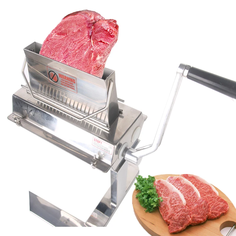 ITOP Meat Tenderizer Machine Commercial Meat Tenderizer  Tool Stainless Steel Poultry Steak Beef Maker Manual Kitchen Cook Tool