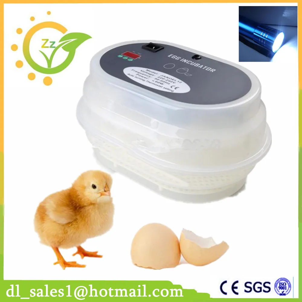 New Digital Poultry Quail Egg Incubator 9 Eggs Duck Egg Incubators