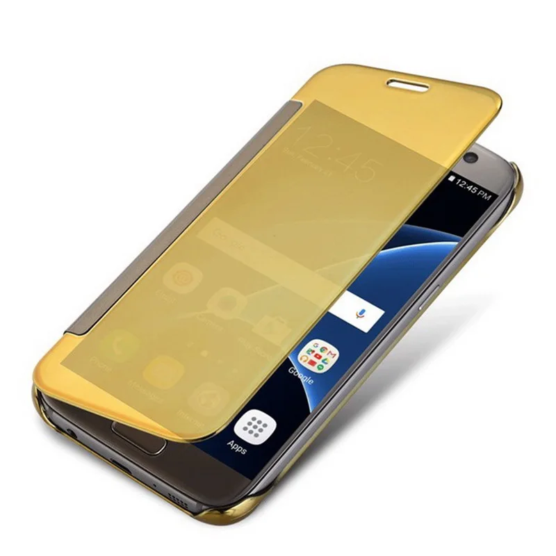 mirror flip leather a3 a5 2017 j1 j3 j5 2016 c5 c7 pro clear view window smart cover for mirror flip leather a3 a5 2017 j1 j3 j5 2016 c5 c7 pro clear view window smart cover for