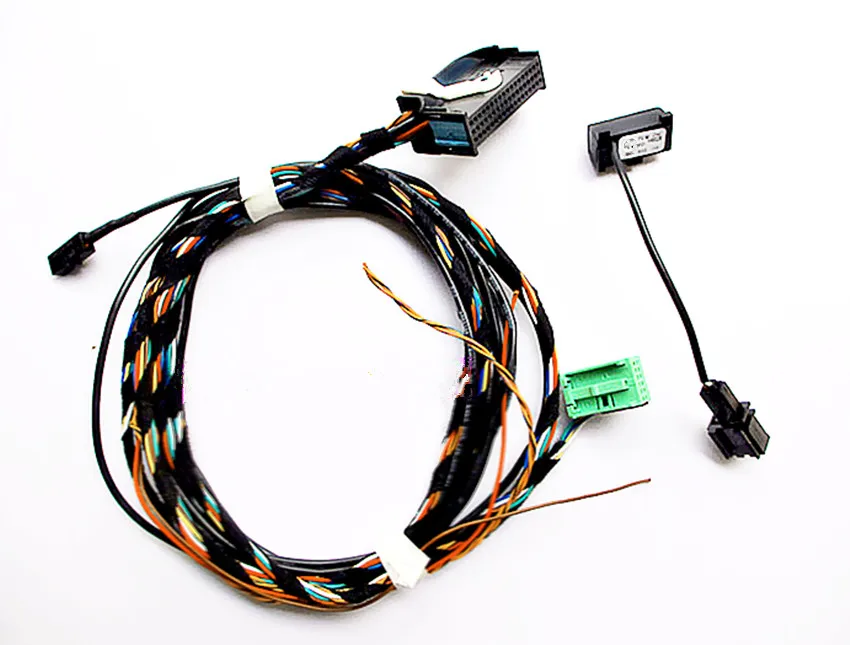 Беспроводной микрофон провода Жгут кабель адаптер 9W2 модуль 730D 730 D для VW RNS510 9W2 9W7 9ZZ Bluetooth комплект модуль 1K8035730D