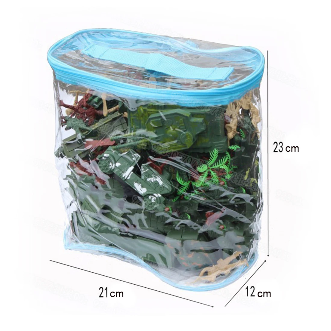  144Pcs 5cm Plastic Soldier Sand Table Scene Model World War II Soldier Military Toy Set for Childre