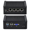 Qotom Mini PC J1900 procesador con cuatro núcleos Nano ITX 4 Gigabit NIC soporte Pfsense como Firewall Router ordenador sin ventilador q190G4U ► Foto 2/6
