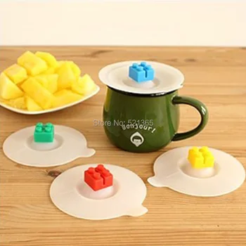 

Wholesale 240pcs/lot Lego Brick Silicone Suction Lids And Food Covers